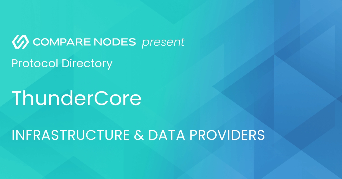ThunderCore Directory: Top 5 ThunderCore RPC Providers, Nodes and Data ...